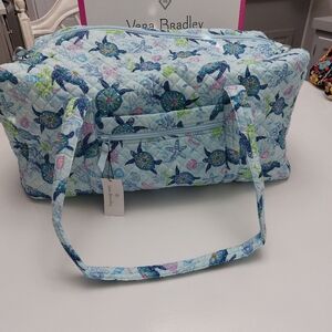Vera Bradley Large Duffel Turtle Dream NWT